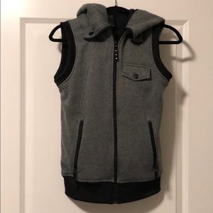 Burton Vest with purple and black detailed lining